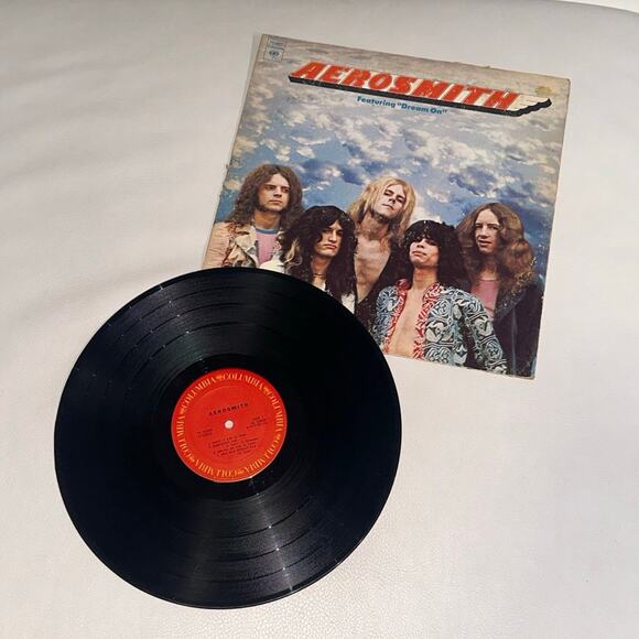 Aerosmith Vintage 1973 Vinyl Record Featuring Dream On - Picture 1 of 4